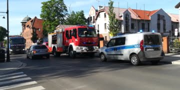 Zdarzenie drogowe na Bolesława Chrobrego (zdjęcia)