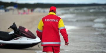 Plaża w Boszkowie bez ratowników