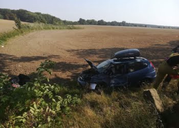 Wypadek na trasie Łoniewo-Osieczna!