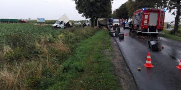 Kolejny wypadek na trasie Łoniewo-Kąkolewo