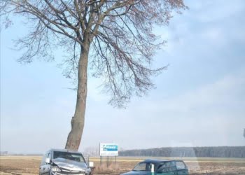 Wypadek dwóch aut na skrzyżowaniu w Łoniewie!