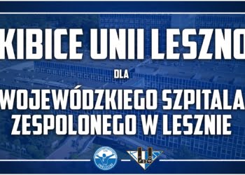 Kibice Unii Leszno zbierają pieniądze na szpital