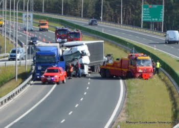 Bardzo groźnie wyglądająca kolizja na S5!