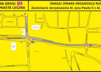 Drogowcy wracają na skrzyżowanie Jana Pawła, Norwida i Krasińskiego