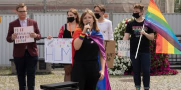 Wiec wsparcia osób LGBT