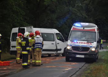 Groźny wypadek pod Lesznem!