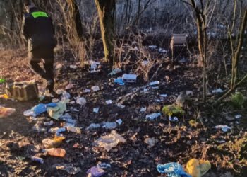 Ujawniono nielegalne wysypisko śmieci w Lesznie. Strażnicy Miejscy dotarli do sprawcy