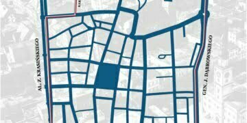  14 Czerwca 2020 Mapa wolny spacer