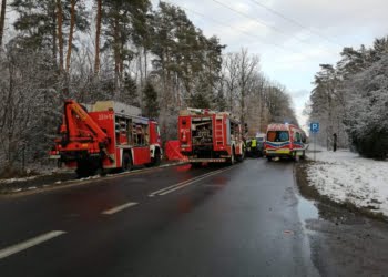 Tragiczny wypadek pod Lesznem. Nie żyje roczne dziecko