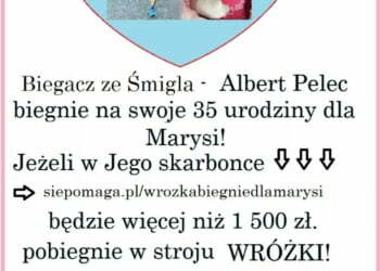 Radny Powiatu Kościańskiego przebiegnie 30-to kilometrową trasę dla chorej Marysi. Zrobi to w nietypowy sposób…