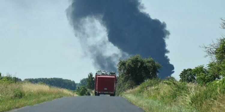 PozarwPrzysiecePolskiej27czerwca20211    27 Czerwca 2021 Pozar w przysiece polskiej 27 czerwca 2021 1