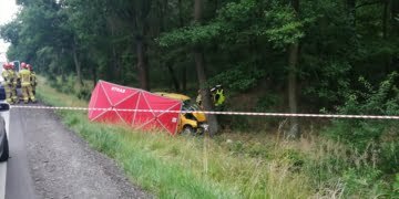 Tragiczny wypadek na trasie Leszno – Osieczna