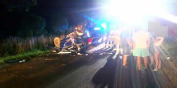 Nocne dachowanie. Kierowca miał 1,5 promila