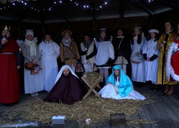 W Mierzejewie jak zawsze aktywnie. Ożyła szopka i przybył Święty Mikołaj (FILM)