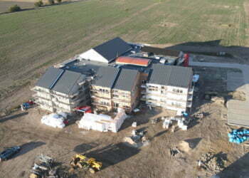 Nowe przedszkole ma być gotowe do końca roku. Zobaczcie zdjęcia z drona!