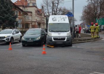 Dwie kolizje w tym samym czasie (zdjęcia)