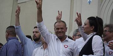 Donald Tusk spotkał się z mieszkańcami Leszna (zdjęcia)