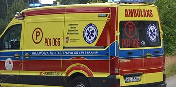 Wypadek w Lesznie. Instruktor nauki jazdy potrącił rowerzystkę