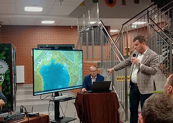 Prezydent Grzegorz Rusiecki spotkał się z mieszkańcami Zaborowa