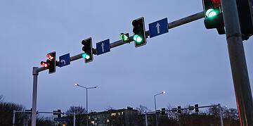 Zielona fala powróciła na główną arterię Leszna