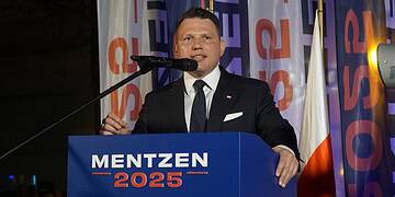 Spotkanie wyborcze Sławomira Mentzena na Rynku w Lesznie (zdjęcia)