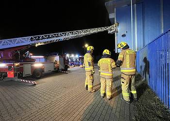 Nocne podpalenie przy stadionie. Uszkodzona elewacja wieży sędziowskiej!
