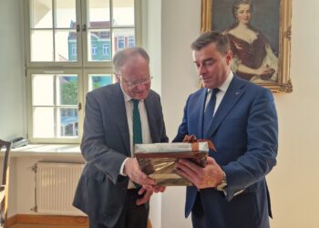 Leszno gościło premiera Dolnej Saksonii. W Ratuszu rozmawiano o przyszłości Europy