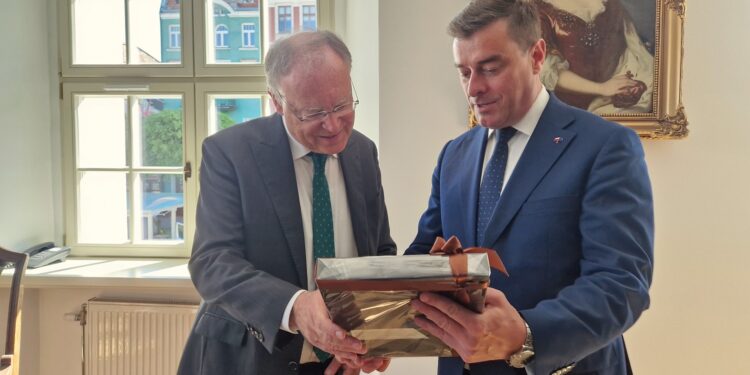 Leszno gościło premiera Dolnej Saksonii. W Ratuszu rozmawiano o przyszłości Europy