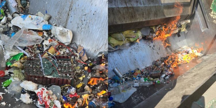 Ogień w śmieciarce. Jak utylizować zużytą elektronikę i baterie?