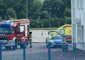 Wypadek na egzaminie na prawo jazdy. Zdająca trafiła do szpitala
