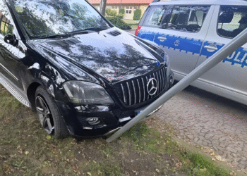 Pijany kierowca groził nożem policjantom