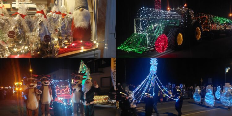 Świąteczny klimat Włoszakowic. Jarmark i Korowód Światła (zdjęcia)